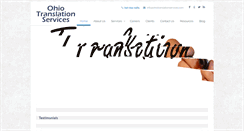 Desktop Screenshot of ohiotranslationservices.com