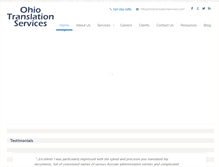 Tablet Screenshot of ohiotranslationservices.com